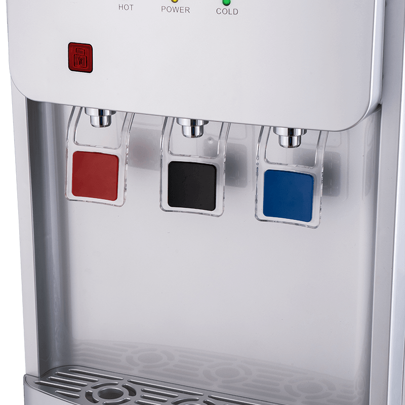 detail of YR-2506/YLR-2506/YLR-2506Y Silver Cold/Hot/Normal Temperature Vertical Water Dispenser